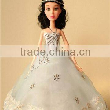 LED Light Clothing / Neow Glow Clothes / Fantastic White Ballet Dress With Diamonds photo-4