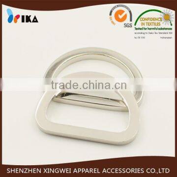 zinc alloy D ring metal buckle for handbags