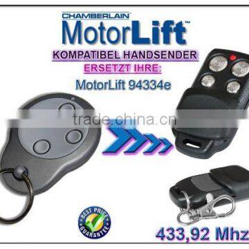 For Motorlift 94334e transmitter,Motorlift garage door transmitter