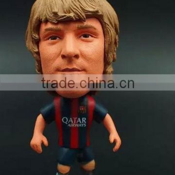 pop Big head plastic football figure/PVC Action Toy, Plastic Action Toy, Plastic Action Figure