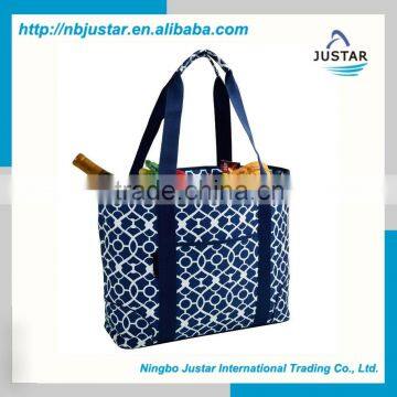 Outdoor Picnic, Food Use Shoulder Bag Type Thermal Lined Food Use 6 Meal Picnic Cooler Bag