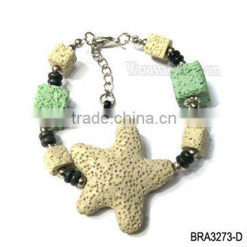 wholesale fashion lava bead bracelet