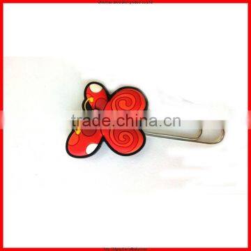 hot sell custom clips for paper,butterfly shaped unique paper cilps