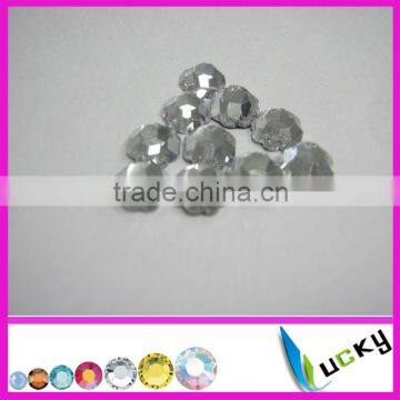 Hot sale highest quality HOT FIX DMC rhinestone crystal colour flower shape