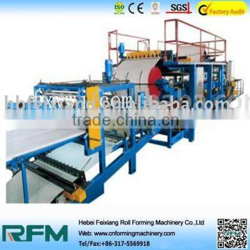 colored steel sandwich pannel roll forming machine