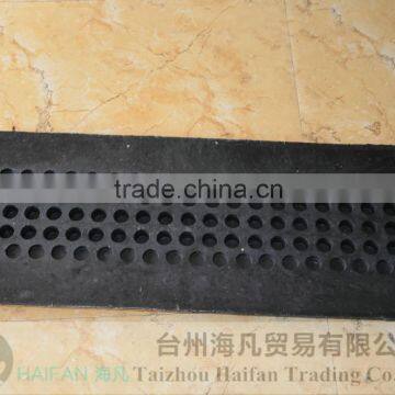 1000*350*40mm Heavy Strength Reflective Rubber Speed Hump for Crossing/High Quality Rubber Speed Hump Used in Intersection photo-4