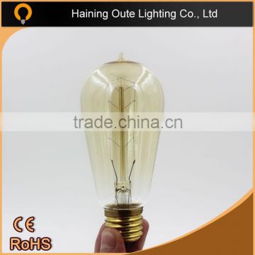 Decorative Carbon Filament Lamp 25w/40w/60w, Vintage Antique Edison Bulb decorated light