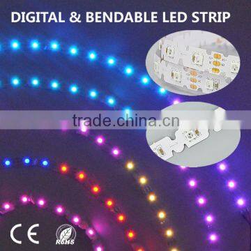 2015 new bendable S type 60LED 14.4W/M 5050 RGB led strip light