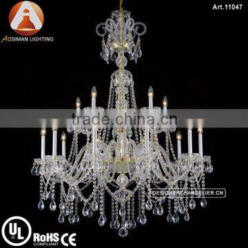 Bohemian Style 24 Light Big Crystal Chandelier for Home/Hall/Hotel