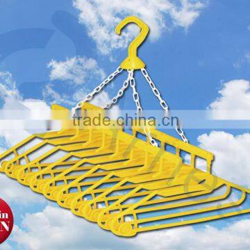 Japanese household landry equipments items washing tools products clothes plastic hangers 10 hanger set 75116