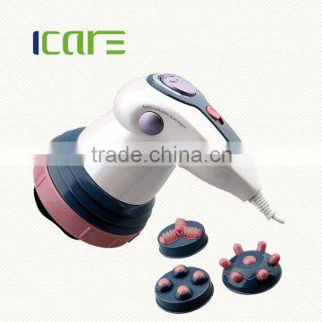 Anti-cellulite massager with 4 heads can be changed body massager/handheld massager