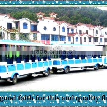 Direct manufacturer with 10 years history electric touristic trackless train diesel