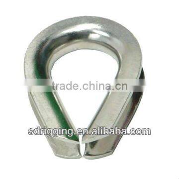 Stainless Steel Commercial European Type Wire Rope Thimbles