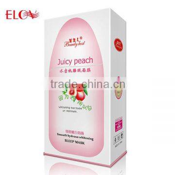 Juicy peach smooth hydrous whitening sleep mask