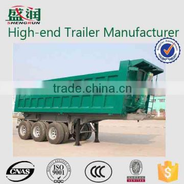 U shape tipping dump semi trailer for sale