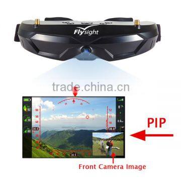 Flysight SPX02 5.8GHz FPV Video Wireless RX w/ Headset&front Camera Compared With FatShark Attitude V2 Video Goggles photo-6