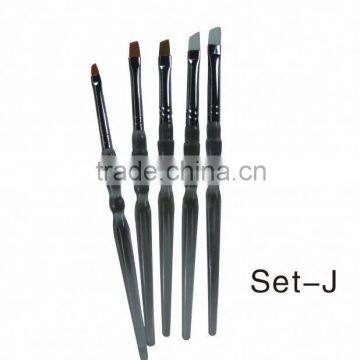 2014 high quality fashion makeup brushes nail brush set for airbrush tattoo inks