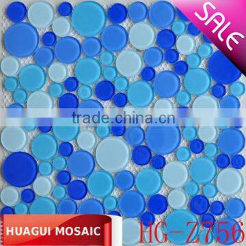 Irregular blue crystal mosaic tile HG-Z756