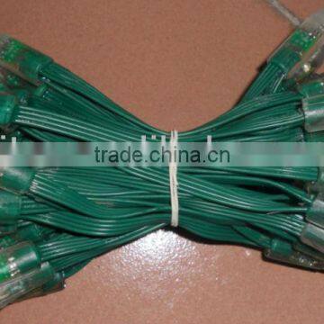 DC12V input 12mm through-hole LED channel letter;00pcs a string;with green wire