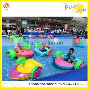 2016 New design kids play dragon boat paddle with inflatable swimming pool for sale