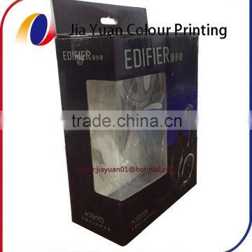 OEM Clear PVC window toy box paper printing package