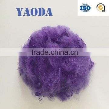 Polyester fiber for towels for bathroom