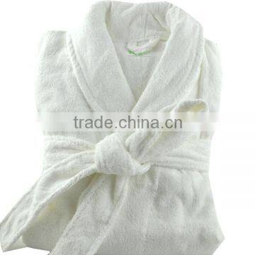 Terry Bathrobe Cotton Robe Shawl Collar Terry Towelling Robe