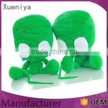 Best Made Factory Supply Game Custom Stuffed Plush Green Toys For Kids