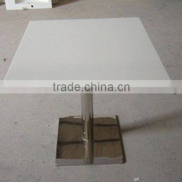 Cheap Acrylic Stone Dining Table Top White Artificial Marble Table,Restaurant Table photo-3