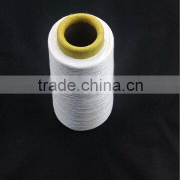 32s bright polyester 40d lycra core spun yarn