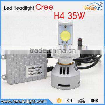 Super Bright New Generation 35w 12-24V 3200LM Hi/Lo beam H4 LED Auto Headlight