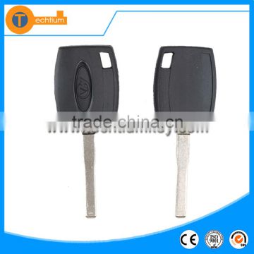 abs transponder car key without logo and uncut blade with 4d63 T17 chip for ford focus explorer connect