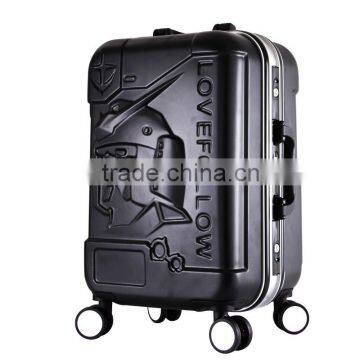 Lovefollow 2015 New Style Transformers ABS Aluminum Frame Trolley Luggage Suitcase for Cool Men photo-2