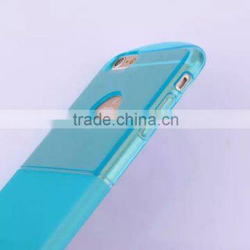 Phone Case Manufacturer 6 Colors Transparent Soft TPU Flexible Shockproof Anti-friction Case Cover for IPhone 6S/ 6/ Plus photo-3