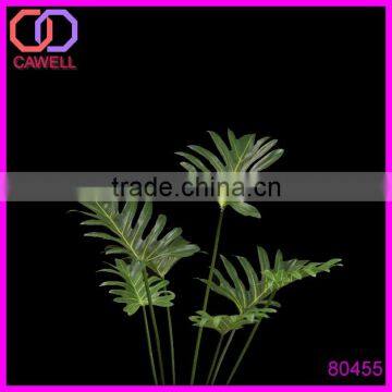 7 leaveas artificial philodendron green leaf