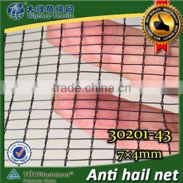 Black Leno Weaving hail netting , 30201-43 7x4mm