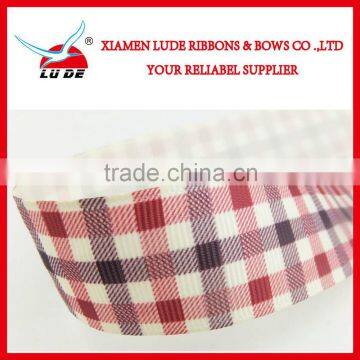 2015 colorful tartan plaid ribbon