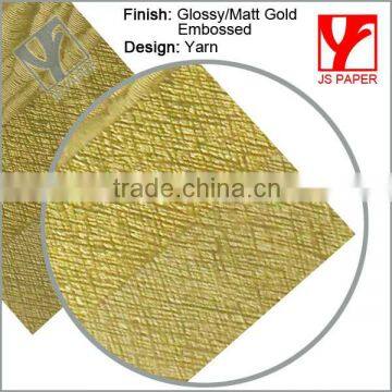 single side good quality gold aluminum foil Wrapping Paper