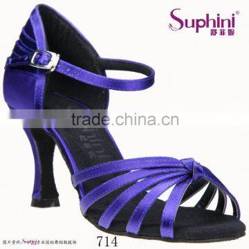 Blue vamp shoes dance