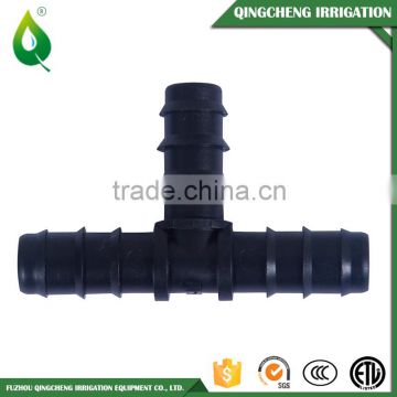 Nylon Black Tubing Farm Tee Plastic Barbed Connectors