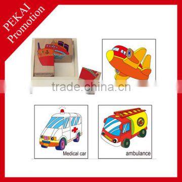2015 promotion gift wooden brain teaser puzzles