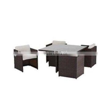 patio wicker furniture dining set F1029A