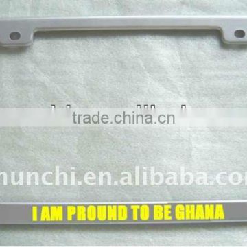 American license plate frame