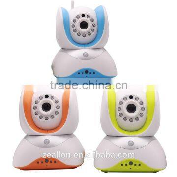 Wireless IP Camera Network Security Wifi ip Camera, Plug/Play, Pan/Tilt With Two-Way Audio and Night Vision