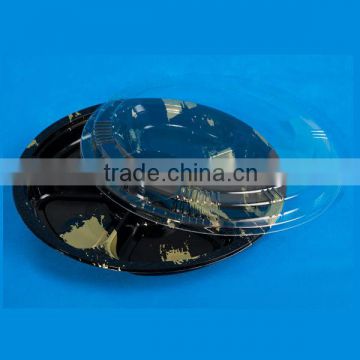 Disposable Plastic Round Food Divided Packaging