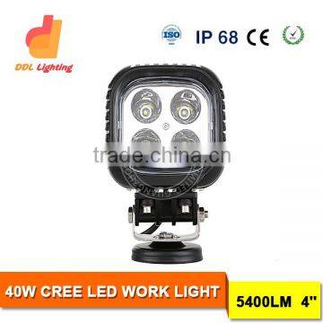 High quality 4 inch UTV 4x4 offroad led vehicle work light, 40W LED work light