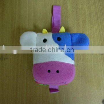 Cow Shape Baby Education cloth Book