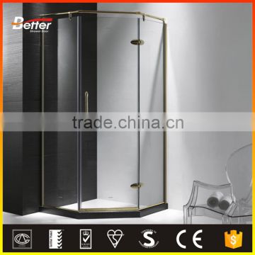 American standard golden frame hinge round shower enclosures