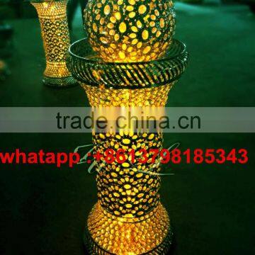 newest 2016, wholesale crystal ball top candelabras wedding, flower top centerpieces candelabra
