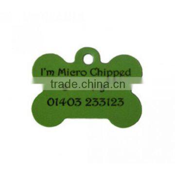 Tag Printed,Green Color Tag,Pet Tag